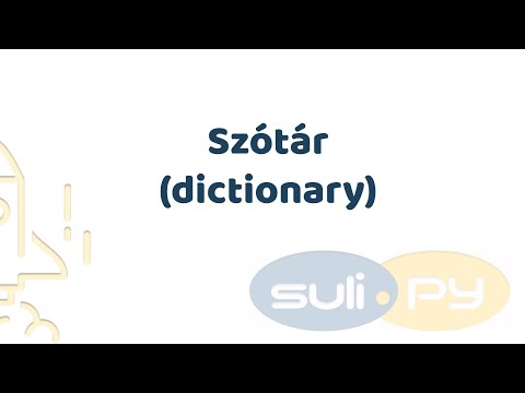 Videó: Hogyan valósulnak meg a szótárak a Pythonban?