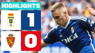 Highlights Real Oviedo vs Real Zaragoza (1-0)