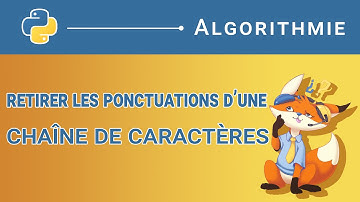 [Algorithme] - 73. Retirer les ponctuations d