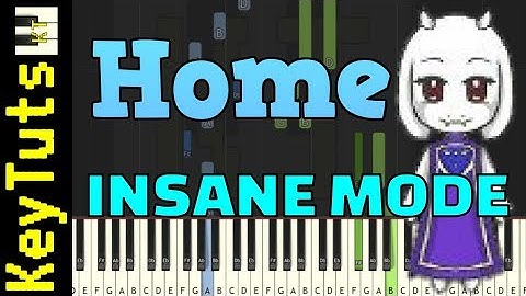 Learn to Play Home from Undertale - Insane Mode