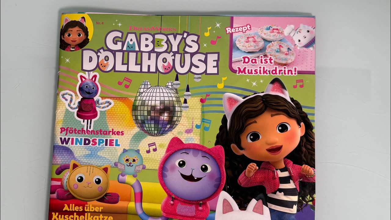 NEUE Gabby s Dollhouse Magazin Nr 4