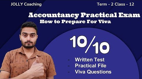 Accountancy Class 12 Term 2 | Practical Exams | Accounts Most Expected Viva Questions | Project File