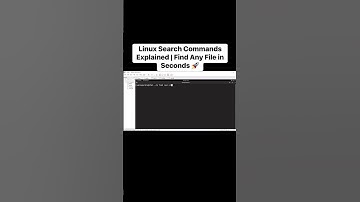 Linux Search Commands Explained | Find Any File in Seconds 🚀