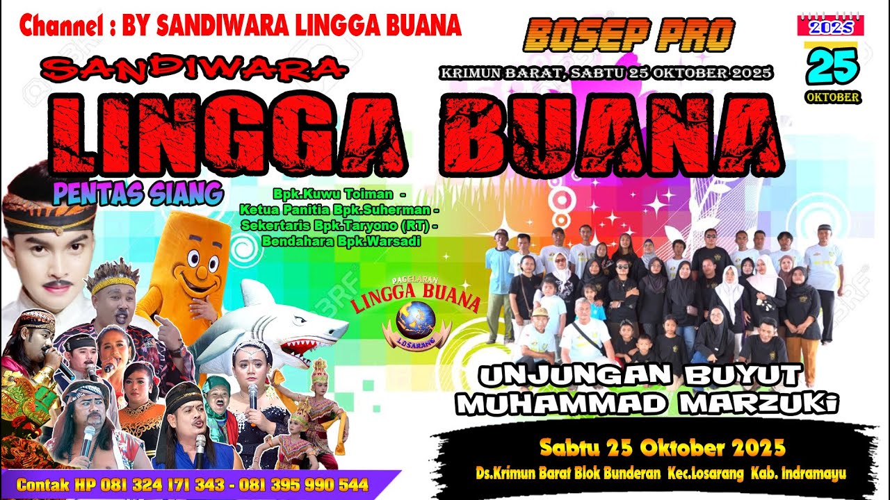 LIVE SANDIWARA LINGGA BUANA Krimun Barat, Sabtu 25 Oktober 2025  PENTAS SIANG