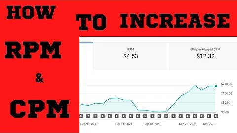 How To Increase your YouTube RPM and CPM Revenue/ Tips