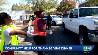 Sacramento food drives see unprecedented demand for Thanksgiving