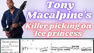 Tony Macalpine - KILLER alternate picking run from &#39;Ice Princess&#39;