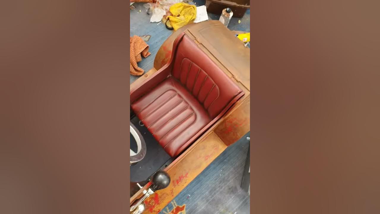 Home made wooden pedal car YouTube
