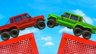 MILE HIGH SUMO CAR DERBY! (GTA 5 Funny Moments)