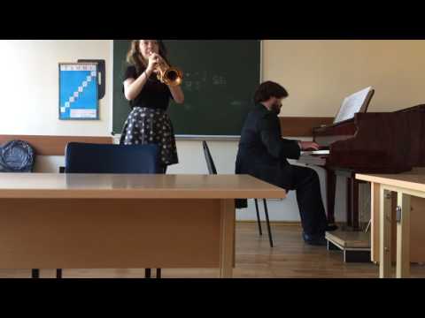 Diana Akhmetova(trumpet)-Tchaikovsky- sentimental waltz