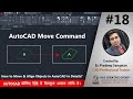 AutoCAD Move Command | AutoCAD Tutorials 18 | Hindi/Urdu | #Autocad 2021-25 | #cad #dimension