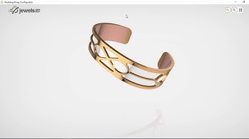 large bracelet, configurators 3d