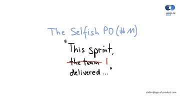 Sprint Review Anti-Patterns (11) — The Selfish Product Owner (Hands-on Agile Webinar #9)