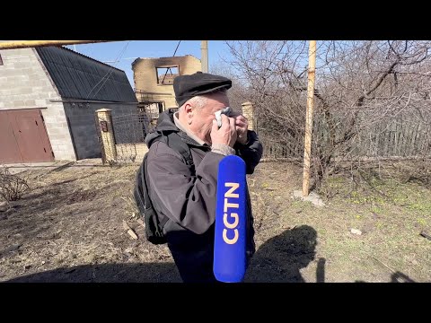 #ДневникМаслака Прямой удар: житель Донецка показал разбитый артиллерией дом