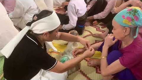 Văn hoá tín ngưỡng BUỘC CHỈ CỔ TAY trong tang ma người Thái bản Puôi