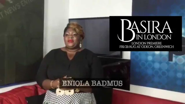 ENIOLA BADMUS - 'I'll be at the London premiere of Philippa Abrahams BASIRA IN LONDON