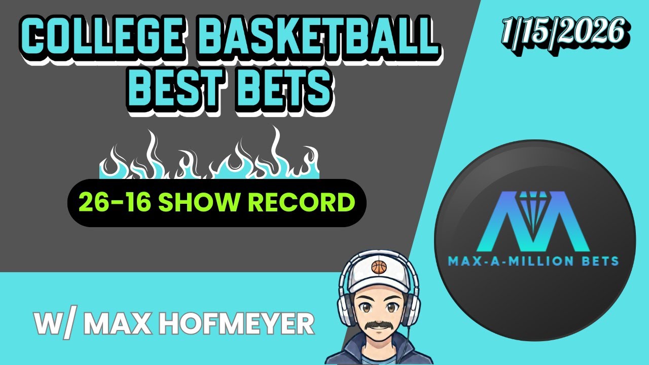 College Basketball Picks & Analysis 1/15/26 - Max-a-Million Bets