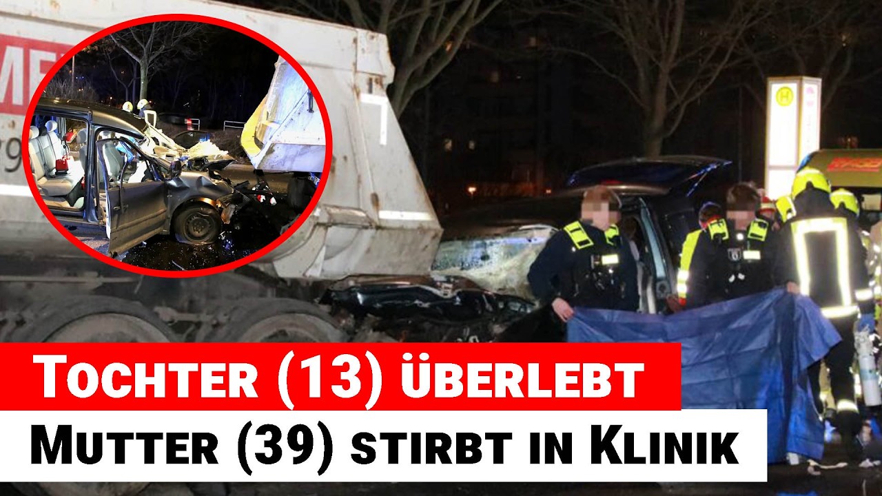 Tragischer Unfall Berlin-Hellersdorf: Mutter (39) stirbt nach Klinik, Tochter (13) unverletzt