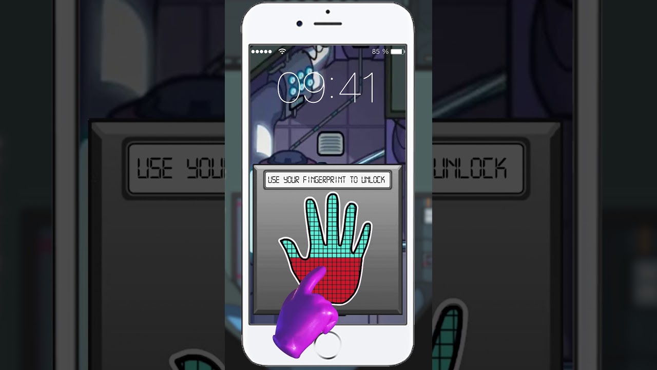 Top Among Us LOCKSCREEN Reactor Style for iPhone(No Jaiibreak)