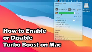 Turbo boost on Mac screenshot 5