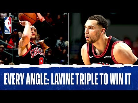 Every Angle Of Zach LaVine's Game-Winner | Nov. 23, 2019