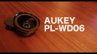スマホ用広角レンズで動画を撮影　AUKEY　PL-WD06