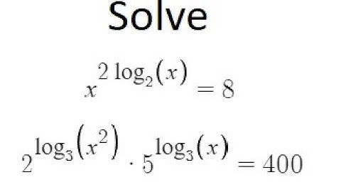 Grade 12 Advanced Functions - Solving log equation (Ch 8.6)