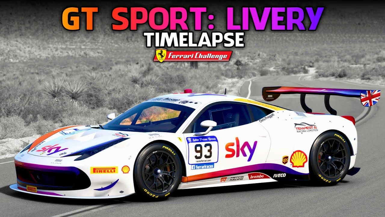 Gt Sport Tempesta Racing 488 Challenge Replica Livery Time Lapse