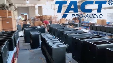 TACT Pro audio professional speakers sound equipment on production