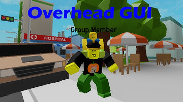 ROBLOX Studio | How to make an overhead GUI (for group members)