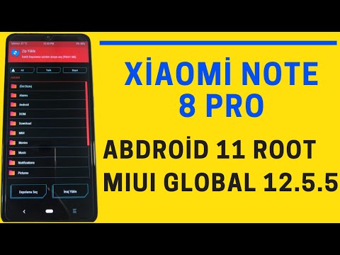 Xiaomi Redmi Note 8 Pro Rooting Twrp Install MIUI Global 12.5.5 - Android 11