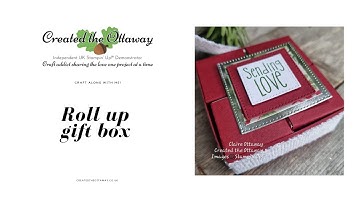 It Rolls! The Most Fun Gift Box You’ll Ever Make | Easy Treat Box Tutorial @createdtheottaway