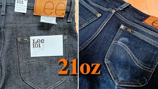 Джинсы Lee 101 21oz тяжелый деним ОБЗОР