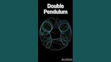 Double pendulum #matlab #visualization #coding #mathematics #chaos #animation #drawing