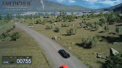 Final Fantasy XV benchmark demo controlling Noctis and other oddities