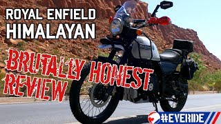 Royal Enfield Himalayan BRUTALLY HONEST REVIEW: A McDouble of a Motorcycle! #everide screenshot 1