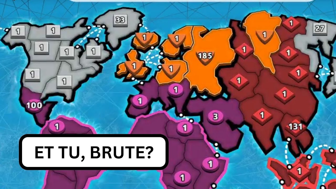 BIGGEST BACK-STAB in RISK HISTORY? - Classic Fixed Risk! - YouTube