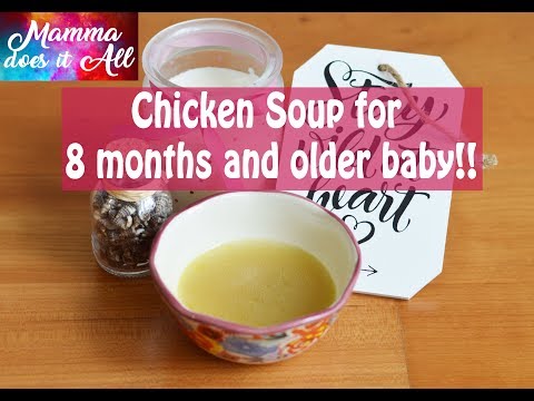 how-to-make-chicken-soup-for-8-months-old-baby!!-|-healthy-baby-food-recipe-video