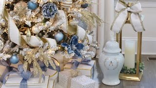 Christmas 2023 33 Chic White Christmas Tree Decor Ideas HER HOME TABLESCAPES HHT #lux #luxe #tree