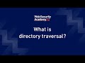 What is directory traversal? (file path traversal) - Web Security Academy