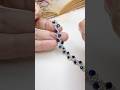 Simple bracelet 💙#ビーズアクセサリー #ビーズブレスレット作り方 #簡単ハンドメイド #diy#beads#beadedjewelry