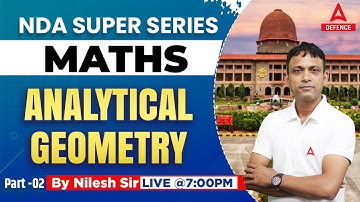 NDA Maths Classes 2023 | Analytical Geometry #2 | NDA Maths Classes Hindi Medium