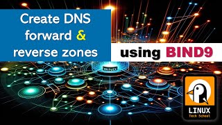 Create DNS forward & reverse zones using BIND9