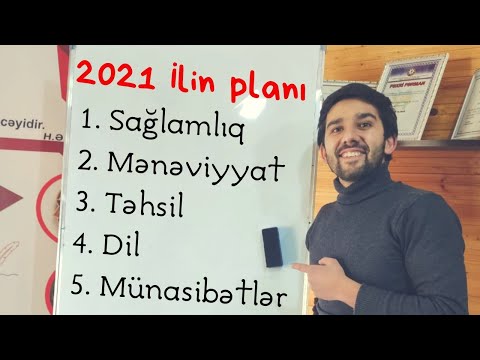 2021&rsquo;də ediləcək 5 şey ! | Az həmişə çoxdur ! | Planlama, Detallama, Fokuslanma, Məqsəd, Hədəf