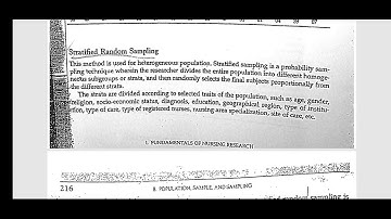 Probability sampling technique part-2
