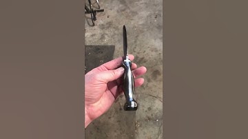 This one’s a beast! 5160, Green Micarta and Black pins.