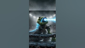 Hulk vs Godzilla (Revenge for Daddy) #Hulk #Godzilla #shorts