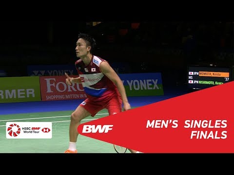 F | MS | Kento MOMOTA (JPN) [1] vs Kenta NISHIMOTO (JPN) [3] | BWF 2019