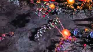 Starcraft 2 Zerg Hydralisk in Action