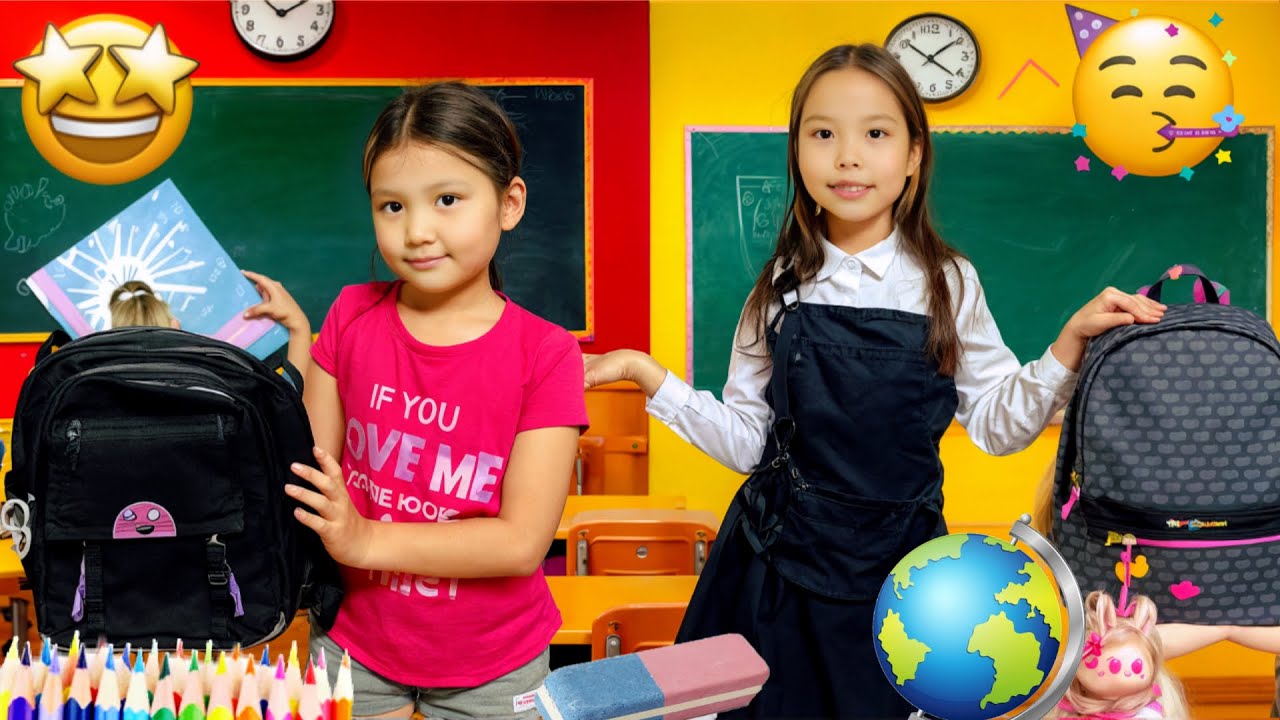 МЕКТЕПКЕ СУМКА ЖИНАЙМЫЗ📚🥰 BACK TO SCHOOL🏫🎞️